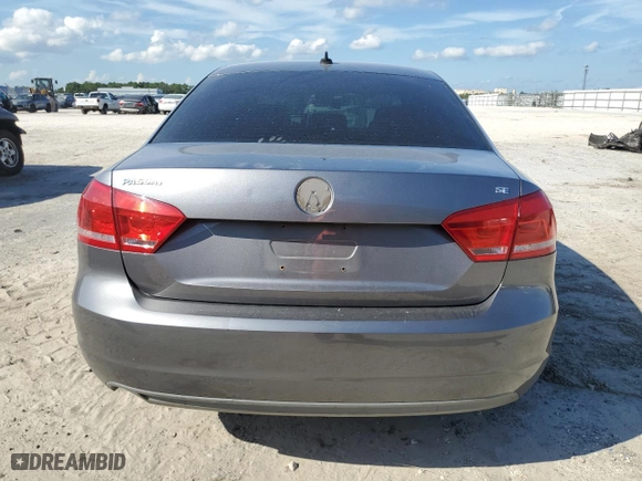 2012 Volkswagen Passat SE with VIN 1VWBP7A3XCC055433, listed as a Copart auction lot 72522034 with 219,549 mi miles and Salvage Title. Bid and sale history available at carsss.com. Image 6.