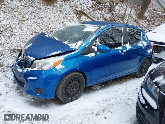 2014 Toyota Yaris L with VIN JTDKTUD34ED581773, listed as a IAAI auction lot 41620586 with 239,100 mi miles. Bid and sale history available at carsss.com. Image 17.