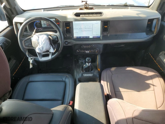 2023 Ford Bronco with VIN 1FMEE5DH6PLA97293, listed as a Copart auction lot 70724884 with 18,653 mi miles and Salvage Title. Bid and sale history available at carsss.com. Image 8.