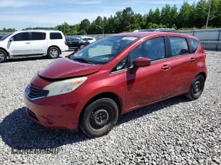 2015 Nissan Note S with VIN 3N1CE2CPXFL407731, listed as a Copart auction lot 55951245 with 133,284 mi miles and Salvage title. Bid and sale history available at DreamBid. Image 1.