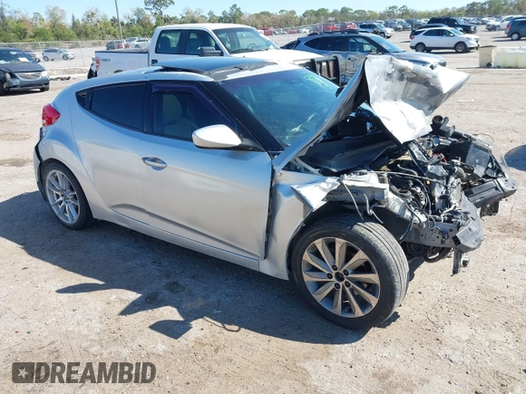 2012 Hyundai Veloster w/Black Int with VIN KMHTC6ADXCU036070, listed as a IAAI auction lot 41779990 with Not provided miles and . Bid and sale history available at DreamBid. Image 1.