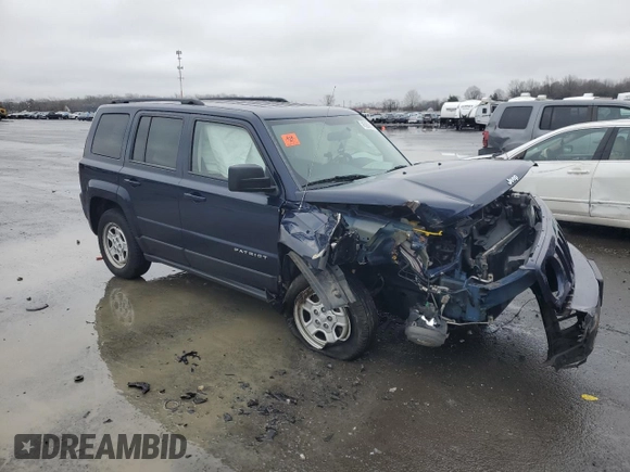 2015 Jeep Patriot Sport z VIN 1C4NJRBB2FD338538, wystawiony jako Copart lot #45280315 z przebiegiem 56 364 mil mil oraz Szkoda całkowita • Salvage title. Historia ofert i sprzedaży dostępna na DreamBid. Obrazek 4.