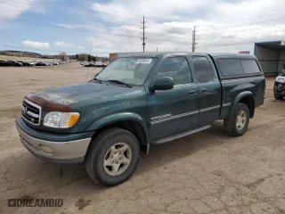 2001 Toyota Tundra Ltd with VIN 5TBBT48101S170788, listed as a Copart auction lot 48356945 with 218,757 mi miles and Clean Title. Bid and sale history available at carsss.com. Image 1.