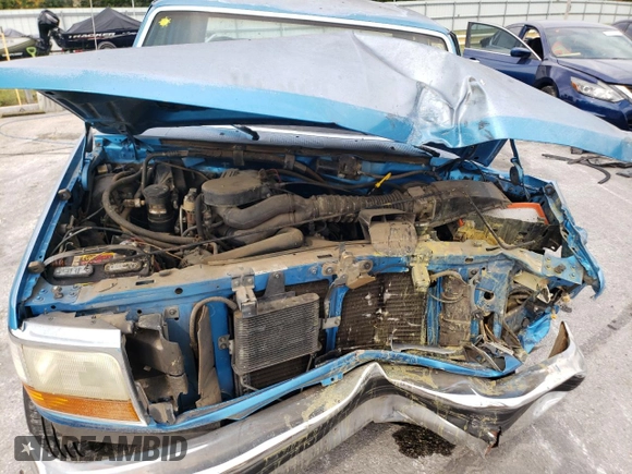 1994 Ford F-150 with VIN 1FTEX15N9RKA90651, listed as a Copart auction lot 70864204 with 155,437 mi miles and Salvage Title. Bid and sale history available at carsss.com. Image 11.