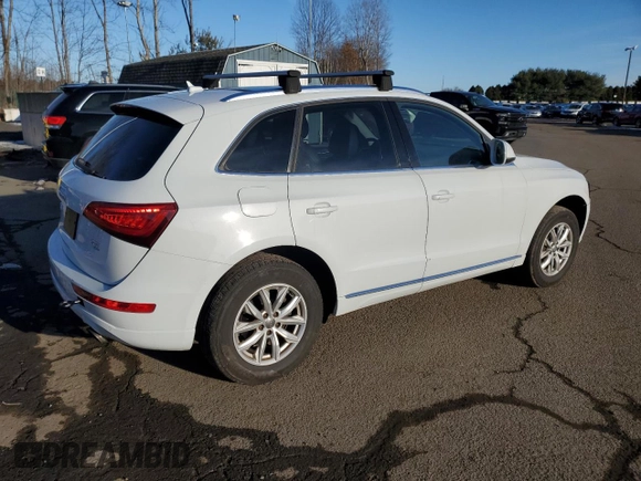 2014 Audi Q5 Premium Plus with VIN WA1LFAFP5EA045579, listed as a Copart auction lot 43961755 with 175,265 mi miles and Salvage Title. Bid and sale history available at carsss.com. Image 3.