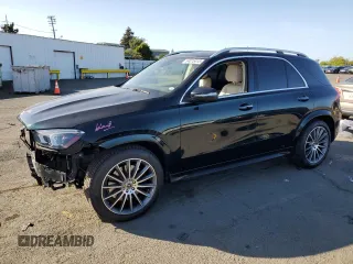 2020 Mercedes-Benz GLE 450 z VIN 4JGFB5KB0LA166996, wystawiony jako Copart lot #54075415 z przebiegiem 46 286 mil mil oraz Szkoda całkowita • Salvage title. Historia ofert i sprzedaży dostępna na DreamBid. Obrazek 1.