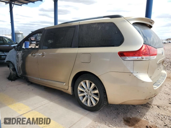 2014 Toyota Sienna Limited with VIN 5TDDK3DC2ES092332, listed as a Copart auction lot 53890385 with Not provided miles and Salvage title. Bid and sale history available at DreamBid. Image 2.