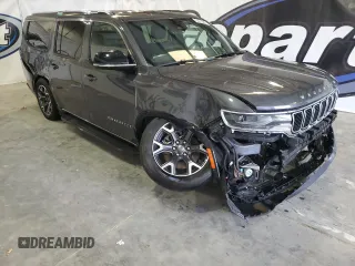 2024 Jeep Wagoneer Series III with VIN 1C4SJSDP5RS167674, listed as a Copart auction lot 81982644 with 22,004 mi miles and Salvage title. Bid and sale history available at DreamBid. Image 4.