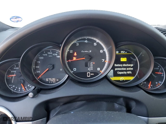 2014 Porsche Cayenne Turbo with VIN WP1AC2A24ELA85436, listed as a Copart auction lot 41666085 with 67,526 mi miles and Salvage Title. Bid and sale history available at carsss.com. Image 9.