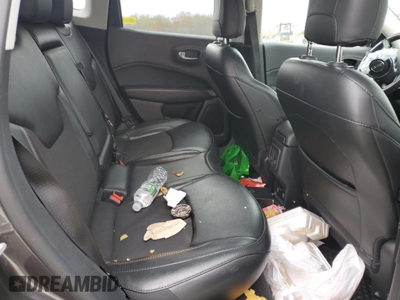 2020 Jeep Compass Latitude with VIN 3C4NJDBB1LT205116, listed as a Copart auction lot 53227985 with 51,688 mi miles and Salvage title. Bid and sale history available at DreamBid. Image 11.