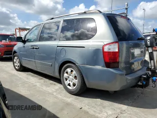 2009 Kia Sedona LX with VIN KNDMB233296314448, listed as a Copart auction lot 75161304 with 0 mi miles and Salvage Title. Bid and sale history available at carsss.com. Image 2.