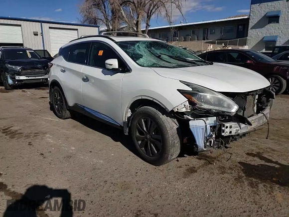 2018 Nissan Murano SV z VIN 5N1AZ2MG7JN175584, wystawiony jako Copart lot #43353675 z przebiegiem Nie podano mil oraz Nie do naprawy • Non repairable. Historia ofert i sprzedaży dostępna na DreamBid. Obrazek 12.