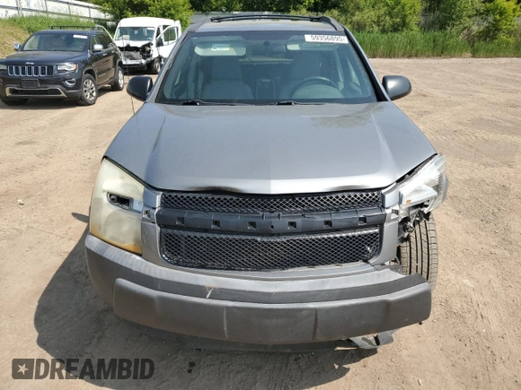2005 Chevrolet Equinox LS z VIN 2CNDL13F856148163, wystawiony jako Copart lot #59356895 z przebiegiem 134 466 mil mil oraz Czysty tytuł • Clean title. Historia ofert i sprzedaży dostępna na DreamBid. Obrazek 5.