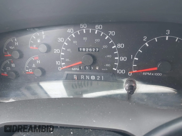 1999 Ford F-250 XL with VIN 1FTNX21L1XED96507, listed as a IAAI auction lot 41614080 with 182,627 mi miles and . Bid and sale history available at DreamBid. Image 7.
