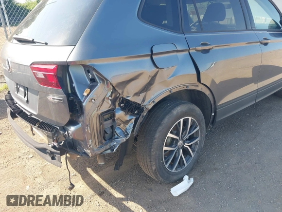 2021 Volkswagen Tiguan S with VIN 3VV0B7AX3MM038342, listed as a IAAI auction lot 42545665 with 66,809 mi miles and . Bid and sale history available at DreamBid. Image 6.