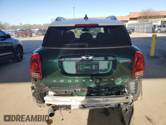 2018 MINI Countryman Cooper S z VIN WMZYT5C35J3D82140, wystawiony jako Copart lot #51105185 z przebiegiem 51 321 mil mil oraz Szkoda całkowita • Salvage title. Historia ofert i sprzedaży dostępna na DreamBid. Obrazek 6.