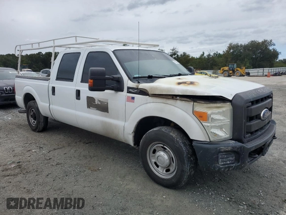 2011 Ford F-250 XL with VIN 1FT7W2A64BEA31009, listed as a Copart auction lot 75321624 with Not Provided miles and Salvage Title. Bid and sale history available at carsss.com. Image 4.