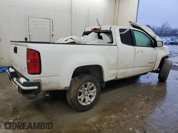 2021 Chevrolet Colorado 2WD LT with VIN 1GCHSCEA1M1282973, listed as a Copart auction lot 46109435 with Not provided miles and Salvage title. Bid and sale history available at DreamBid. Image 3.