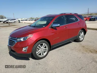 2019 Chevrolet Equinox Premier z VIN 2GNAXPEX7K6212314, wystawiony jako Copart lot #60274755 z przebiegiem 84 647 mil mil oraz Szkoda całkowita • Salvage title. Historia ofert i sprzedaży dostępna na DreamBid. Obrazek 1.