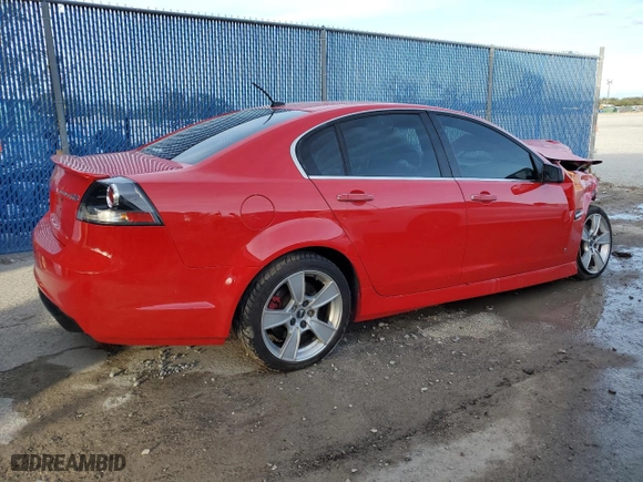 2008 Pontiac G8 GT with VIN 6G2EC57YX8L139768, listed as a Copart auction lot 80134414 with 130,649 mi miles and Salvage Title. Bid and sale history available at carsss.com. Image 3.