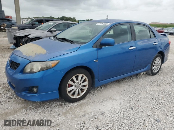 2010 Toyota Corolla with VIN 2T1BU4EE7AC271427, listed as a Copart auction lot 60017055 with 268,453 mi miles and Clean title. Bid and sale history available at DreamBid. Image 1.