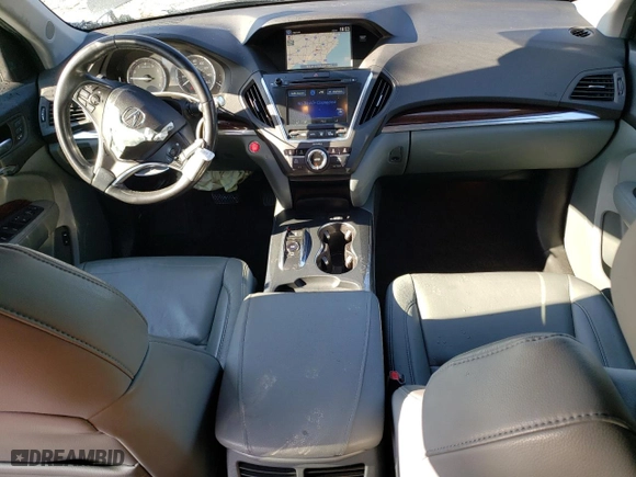 2016 Acura MDX w/Tech with VIN 5FRYD3H43GB017918, listed as a Copart auction lot 41677855 with 72,543 mi miles and Salvage Title. Bid and sale history available at carsss.com. Image 8.