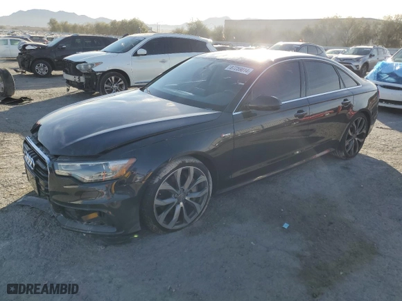 2012 Audi A6 3.0T Prestige with VIN WAUHGAFC6CN142461, listed as a Copart auction lot 87259014 with 96,786 mi miles and Salvage Title. Bid and sale history available at carsss.com. Image 2.