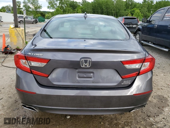 2019 Honda Accord Touring with VIN 1HGCV2F95KA017407, listed as a Copart auction lot 58015325 with 252,387 mi miles and Salvage title. Bid and sale history available at DreamBid. Image 6.