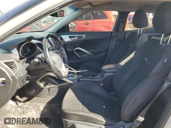 2017 Hyundai Veloster with VIN KMHTC6AD8HU305805, listed as a Copart auction lot 39634893 with 109,899 mi miles. Bid and sale history available at carsss.com. Image 7.