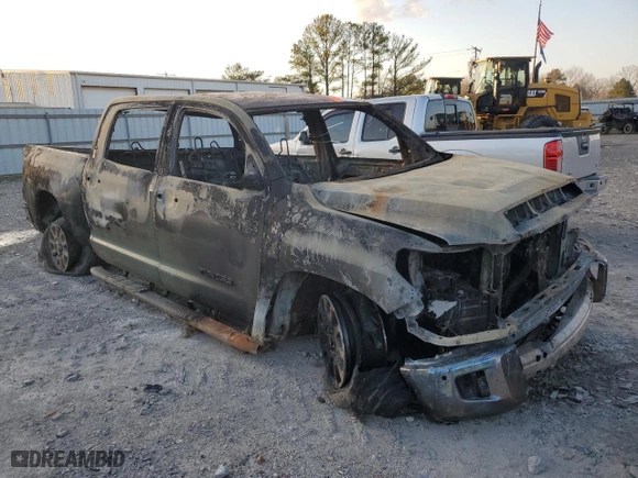 2021 Toyota Tundra 4WD SR5 with VIN 5TFDY5F14MX034284, listed as a Copart auction lot 44212385 with 0 mi miles and Salvage Title. Bid and sale history available at carsss.com. Image 4.