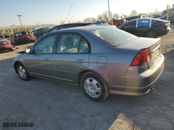2004 Honda Civic with VIN JHMES96634S017559, listed as a Copart auction lot 48549775 with 130,379 mi miles and Salvage Title. Bid and sale history available at carsss.com. Image 2.