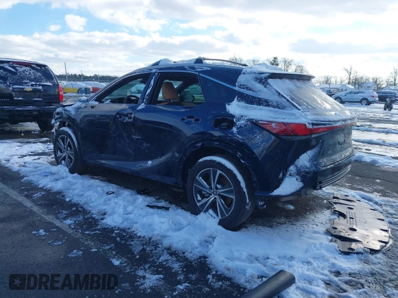 2024 Lexus RX 350 z VIN 2T2BAMCA9RC041002, wystawiony jako IAAI lot #41360795 z przebiegiem 23 908 mil mil oraz . Historia ofert i sprzedaży dostępna na DreamBid. Obrazek 3.