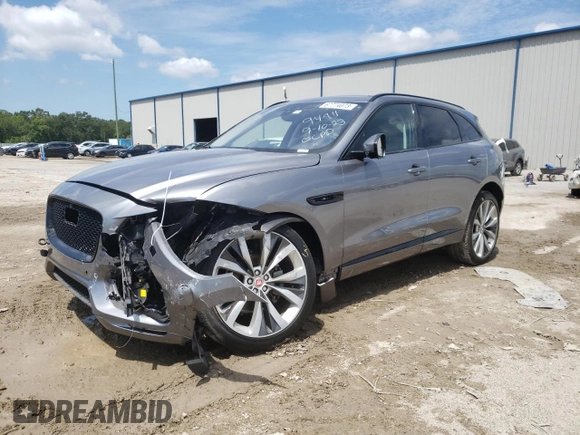 2020 Jaguar F-Pace 25t Checkered Flag Edition with VIN SADCP2FX1LA645283, listed as a Copart auction lot 67774073 with 37,804 mi miles and . Bid and sale history available at DreamBid. Image 1.