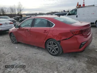 2021 Kia Forte EX with VIN 3KPF54ADXME349152, listed as a Copart auction lot 84282214 with 56,073 mi miles and Salvage Title. Bid and sale history available at DreamBid. Image 2.