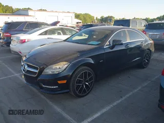 2012 Mercedes-Benz CLS-Class CLS 550 with VIN WDDLJ7DB9CA018502, listed as a IAAI auction lot 42051316 with 218,404 mi miles. Bid and sale history available at carsss.com. Image 18.
