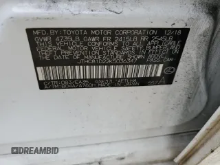 2019 Lexus IS with VIN JTHC81D22K5036347, listed as a Copart auction lot 76686154 with 75,686 mi miles and Salvage Title. Bid and sale history available at carsss.com. Image 12.