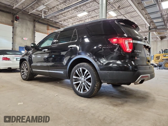2017 Ford Explorer Platinum с VIN 1FM5K8HT6HGB06710, выставлен на аукционе Copart как лот 59512775 с пробегом 143 459 миль миль и Списание • Salvage title. История ставок и продаж доступна на DreamBid. Изображение 2.