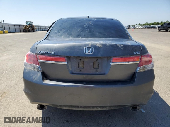 2011 Honda Accord EX-L with VIN 1HGCP3F88BA029560, listed as a Copart auction lot 56164185 with 154,983 mi miles and Salvage title. Bid and sale history available at DreamBid. Image 6.