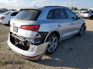 2020 Audi Q5 Premium Plus with VIN WA1BNAFY4L2065384, listed as a Copart auction lot 65642432 with 15,422 mi miles. Bid and sale history available at carsss.com. Image 4.