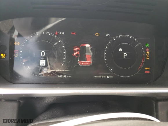 2019 Land Rover Range Rover Sport HST with VIN SALWS2SU2KA867440, listed as a Copart auction lot 46643685 with 68,192 mi miles and Salvage Title. Bid and sale history available at carsss.com. Image 9.