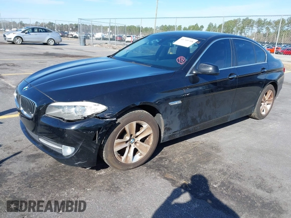 2012 BMW 5 Series 528i with VIN WBAXG5C53CDW66455, listed as a IAAI auction lot 41749708 with 178,595 mi miles. Bid and sale history available at carsss.com. Image 2.
