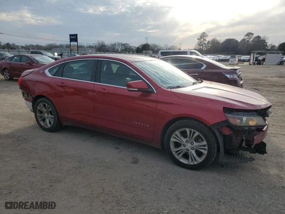 2015 Chevrolet Impala LT with VIN 2G1125S33F9101978, listed as a Copart auction lot 47850815 with 150,852 mi miles and Salvage Title. Bid and sale history available at carsss.com. Image 4.
