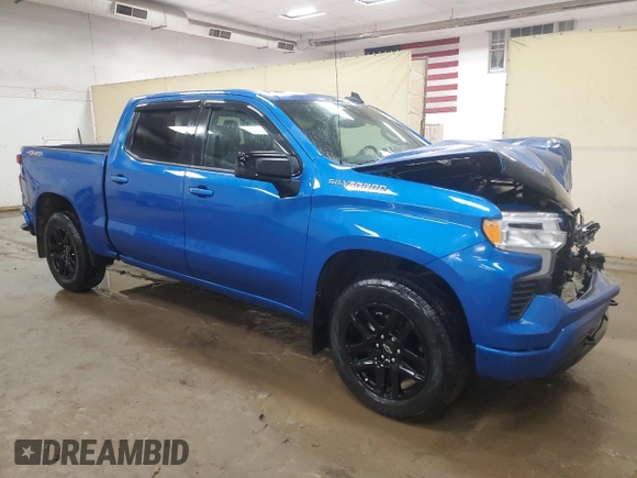 2022 Chevrolet Silverado 1500 RST with VIN 1GCUDEED0NZ601314, listed as a Copart auction lot 47576865 with 0 mi miles and Salvage Title. Bid and sale history available at carsss.com. Image 4.