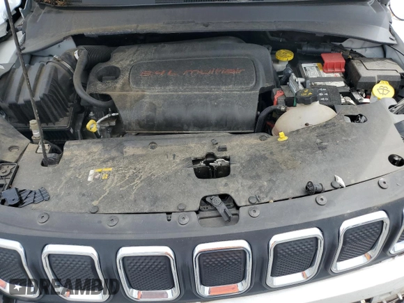 2022 Jeep Compass Latitude with VIN 3C4NJDBB3NT158254, listed as a Copart auction lot 57141855 with 50,675 mi miles and Salvage title. Bid and sale history available at DreamBid. Image 12.