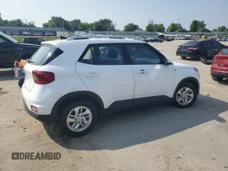 2020 Hyundai Venue SEL with VIN KMHRC8A39LU020858, listed as a Copart auction lot 60042955 with 124,469 mi miles and Salvage title. Bid and sale history available at DreamBid. Image 3.