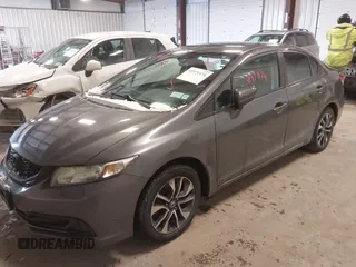 2014 Honda Civic Sedan EX with VIN 2HGFB2F82EH517298, listed as a IAAI auction lot 41971174 with 131,451 mi miles. Bid and sale history available at carsss.com. Image 2.