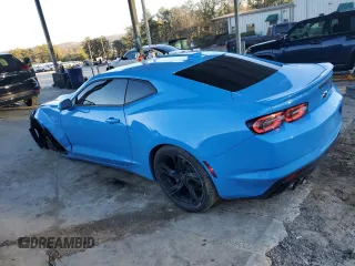 2022 Chevrolet Camaro LT1 with VIN 1G1FF1R75N0125347, listed as a Copart auction lot 46299835 with 35,875 mi miles and Salvage Title. Bid and sale history available at carsss.com. Image 2.