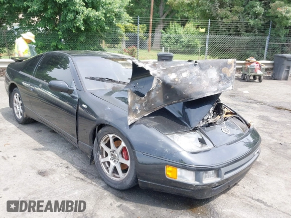 1990 Nissan 300ZX z VIN JN1RZ26A4LX010845, wystawiony jako IAAI lot #42280956 z przebiegiem 157 520 mil mil oraz . Historia ofert i sprzedaży dostępna na DreamBid. Obrazek 1.