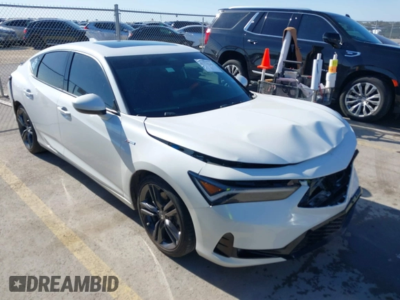2023 Acura Integra w/A-Spec Package z VIN 19UDE4H30PA001566, wystawiony jako IAAI lot #41771223 z przebiegiem 21 343 mil mil oraz . Historia ofert i sprzedaży dostępna na DreamBid. Obrazek 1.