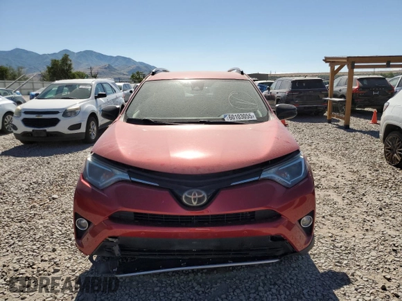 2017 Toyota RAV4 LE with VIN JTMBFREV1HJ134909, listed as a Copart auction lot 60103055 with 71,414 mi miles and Salvage title. Bid and sale history available at DreamBid. Image 5.